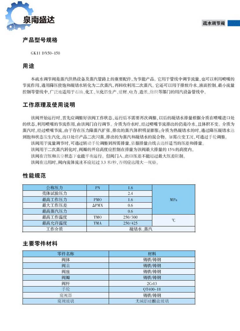 疏水調(diào)節(jié)閥 GK11-_頁面_1